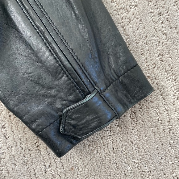 Kenneth Cole Black Leather Jacket - Picture 9 of 14